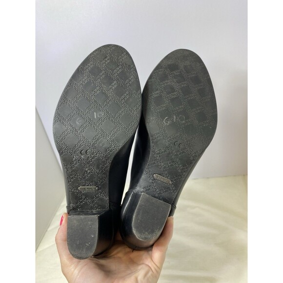 Vionic Womens Size 8 M Black Leather Zip Buckle Ankle Fashion Boots Bootie - Picture 5 of 9